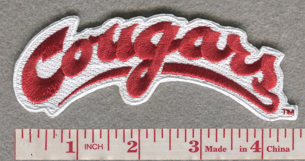 Washington State University Cougars 4.5”W Hook Velcro Patch