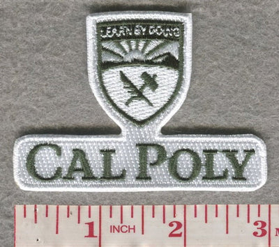 CAL Poly Tech Learn by Doing 3W x 2. 125”H Hook Patch