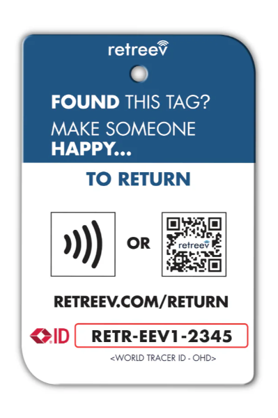 Everywhere QR Code Luggage Tag