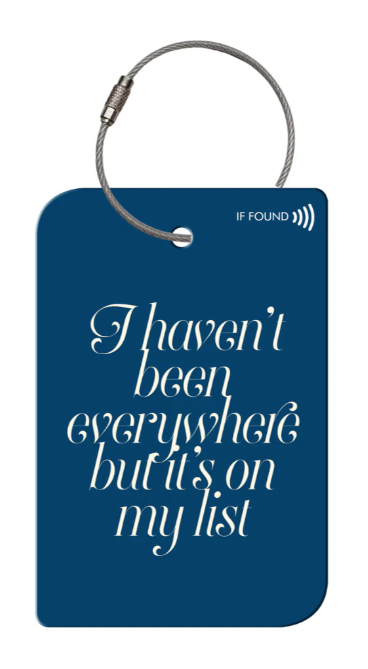 Everywhere QR Code Luggage Tag