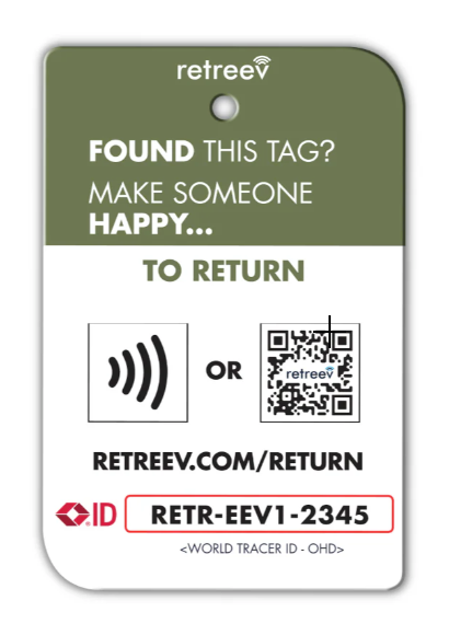 General QR Code Luggage Tag