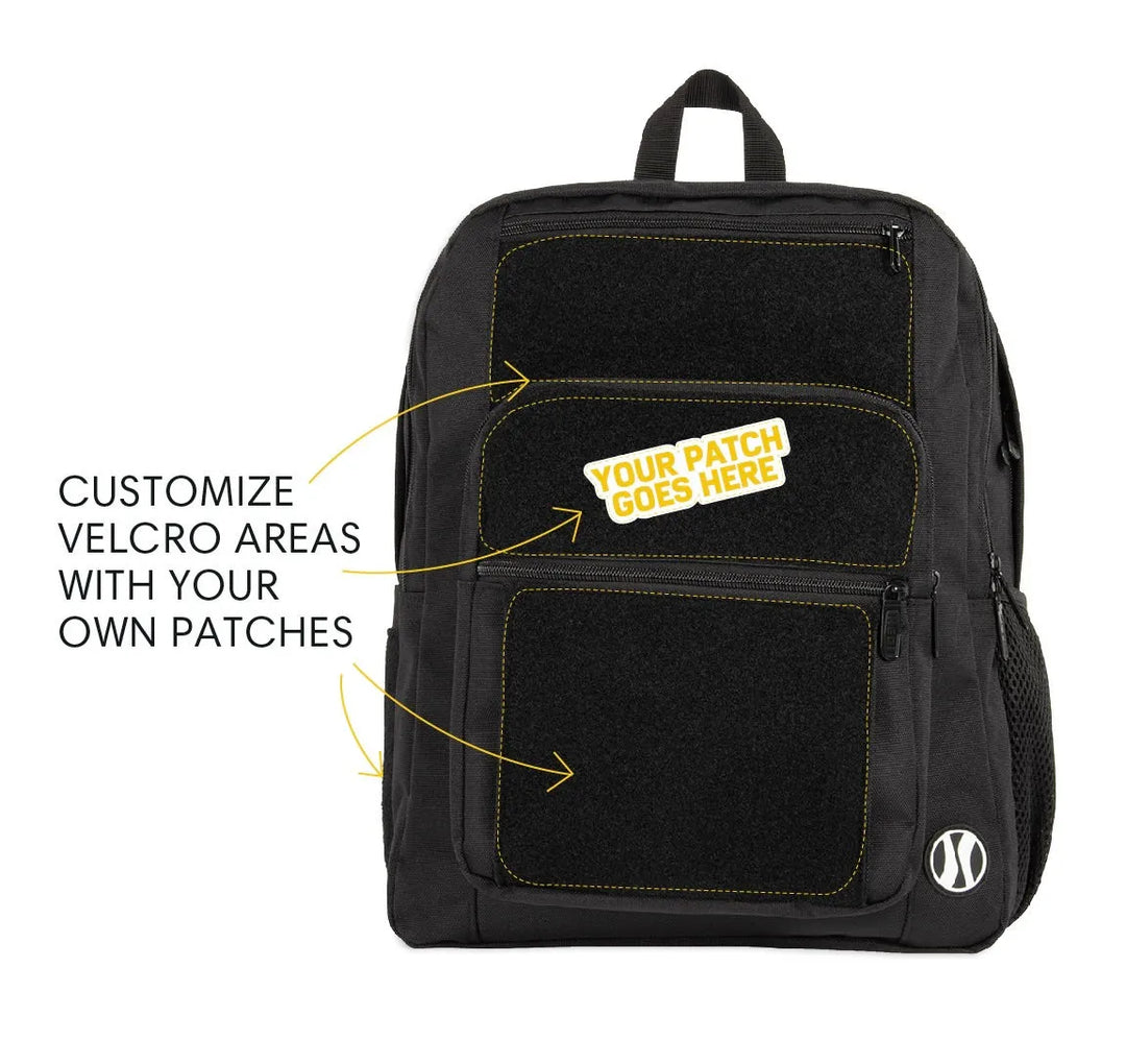 backpack with travel patches HEDi-PACK Explorer 17