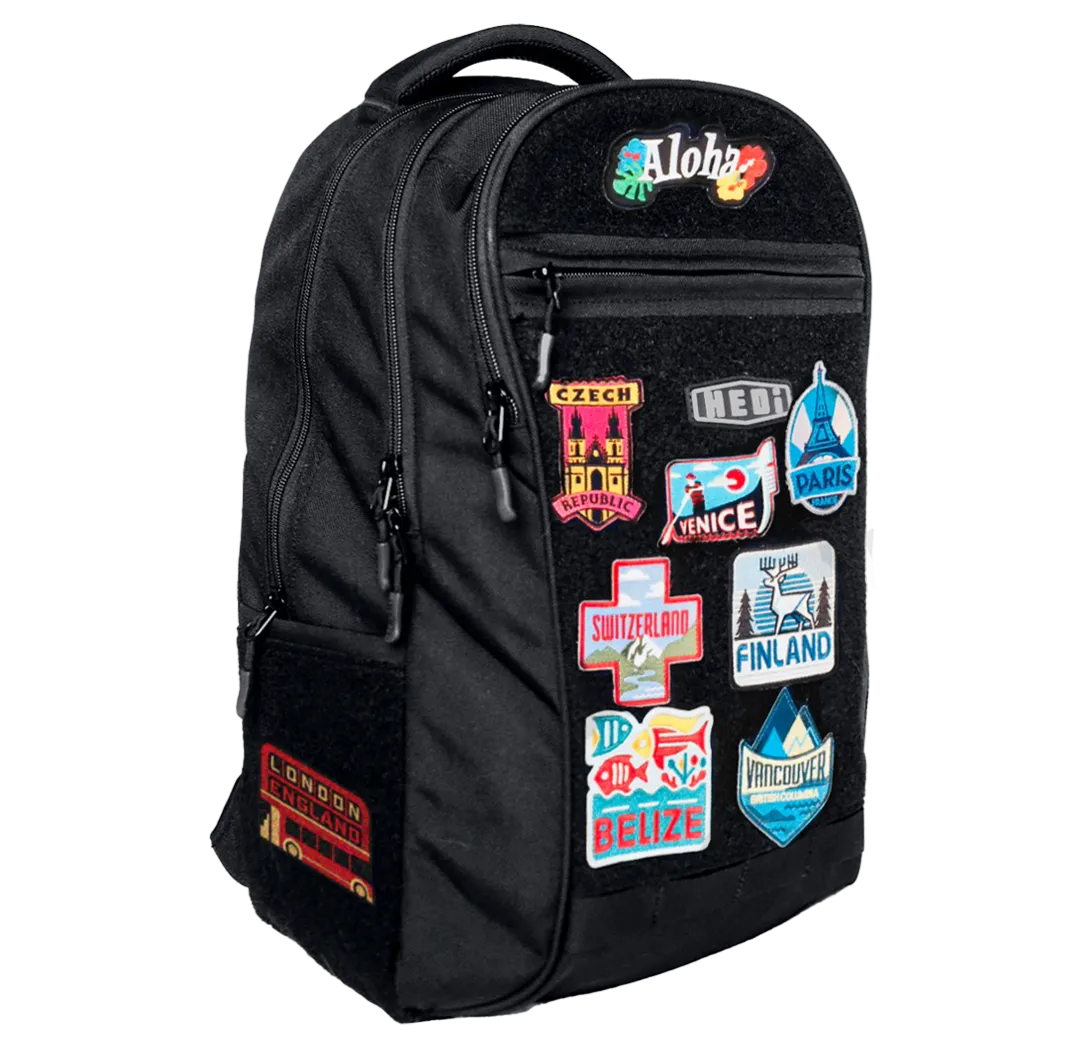 backpack for travel patches HEDi-PACK Voyager 19.5