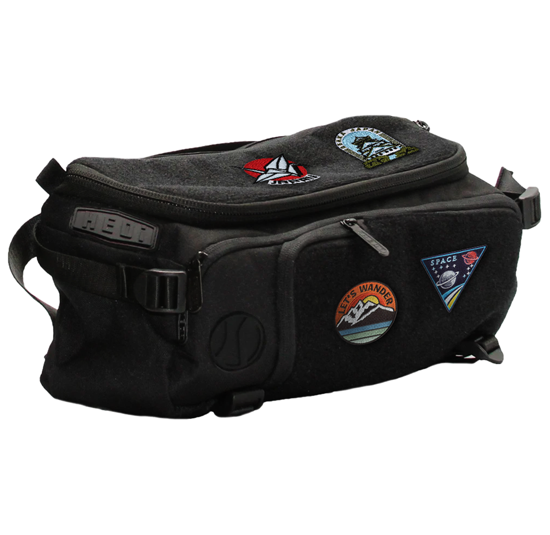 HEDi-PACK TRAVELER (Black) - Hook & Loop (Loop) Backpack