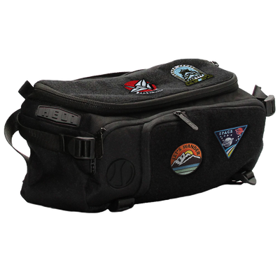 HEDi-PACK TRAVELER (Black) - Hook & Loop (Loop) Backpack