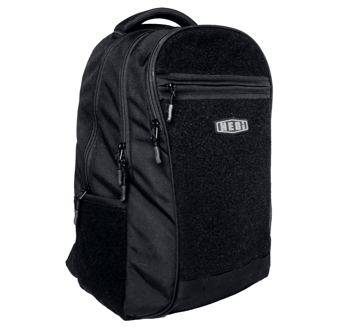 HEDi-PACK VOYAGER (Black) - Hook & Loop Backpack
