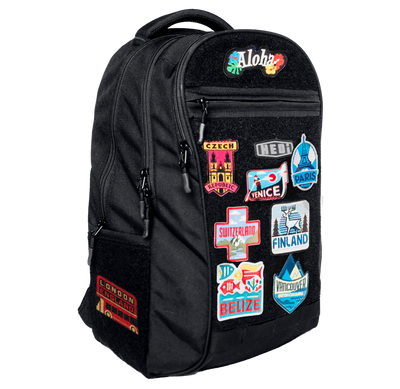 HEDi-PACK VOYAGER (Black) - Hook & Loop Backpack