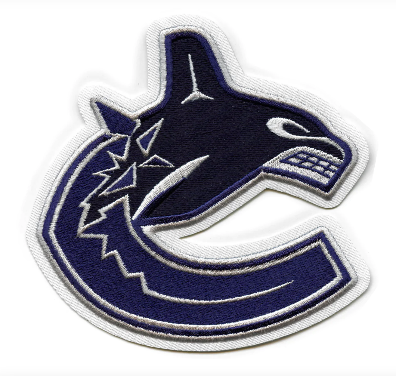 Vancouver Canucks Primary Logo Iron On 4.25" x 4.25" Patch