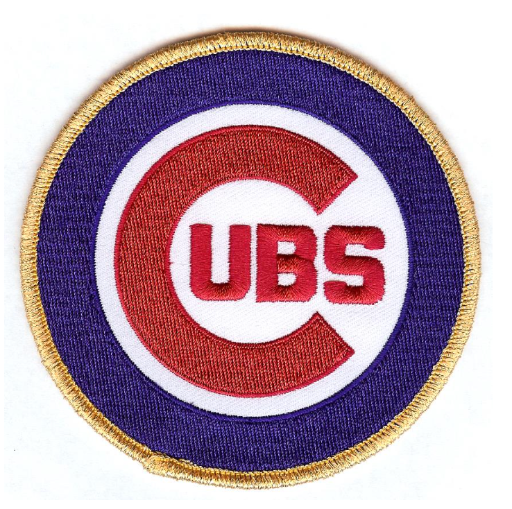 Chicago Cubs Gold Patch