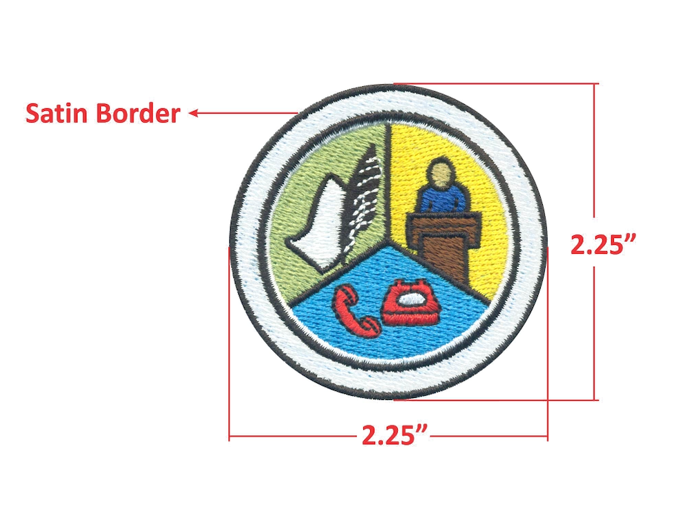 Boy Scouts of America Communication 2.25" x 2.25" Patch