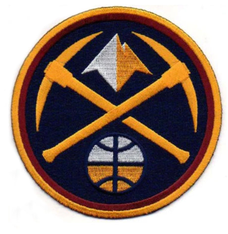 Denver Nuggets Primary Logo Round iron-on patch, HEDiGEAR