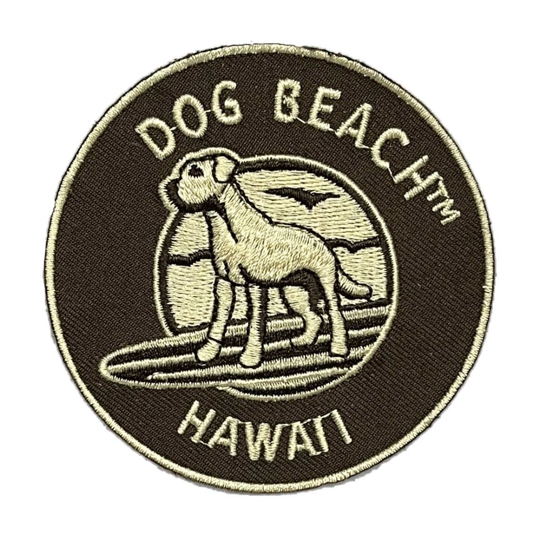 Malibu Shirts - Dog Beach Hawaii 3" Round Patch