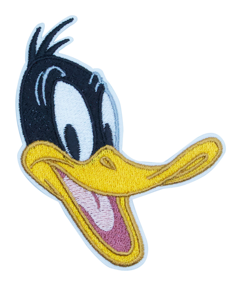 Looney Tunes Daffy Duck Head 2.7"x 3.3" Patch