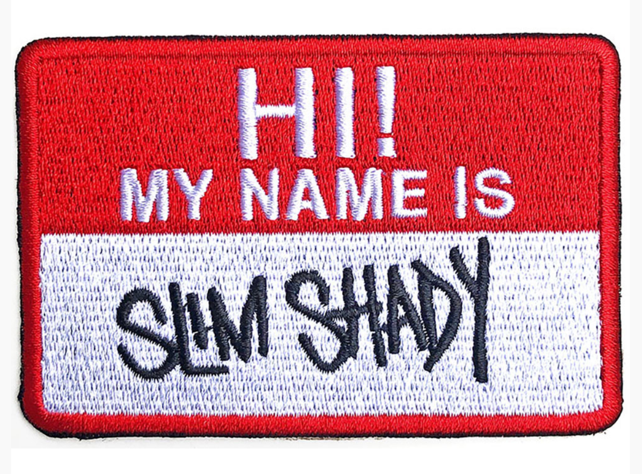 Eminem Slim Shady Name Badge Woven Patch (Iron-On Patch) Eminem Slim Shady Name Badge Woven Patch (Iron-On Patch) hedipack.myshopify.com Eminem Slim Shady Name Badge Woven Patch (Iron-On Patch) hedipack.myshopify.com Eminem Slim Shady Name Badge Woven Patch (Iron-On Patch) hedipack.myshopify.com Rock Off