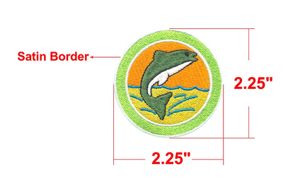 Boy Scouts of America Fishing 2.25" x 2.25" Patch