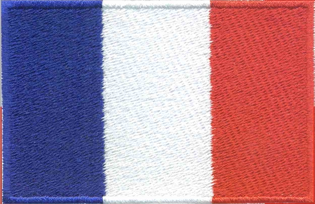 France Country Flag Patch