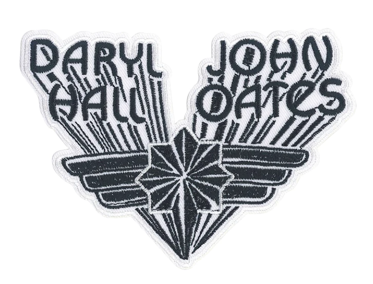 Hall & Oates Wings Logo 4.8"x 3.6" Patch