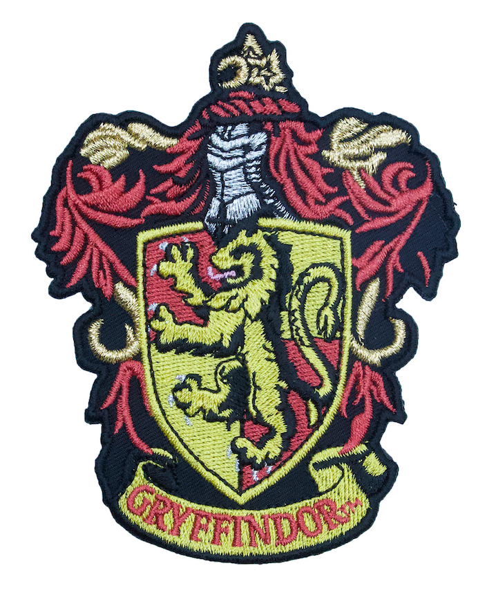 Harry Potter Gryffindor Crest Embroidered Patch