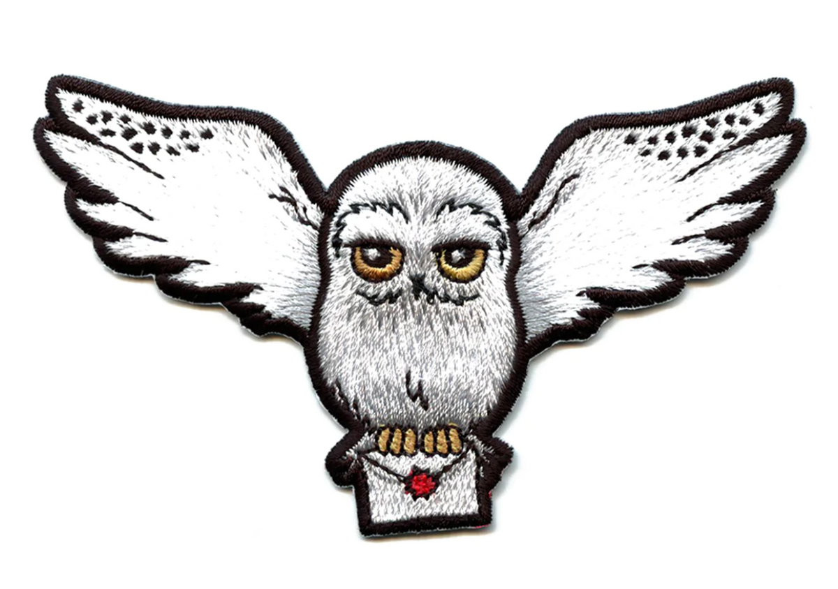 Harry Potter Hedwig Embroidered Iron-on iron-on patch, HEDiGEAR