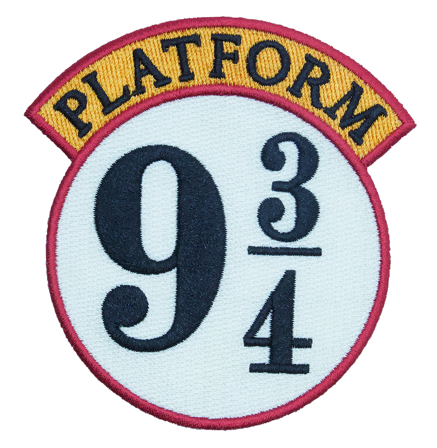 Harry Potter Platform Nine And Three Fourths Patch
