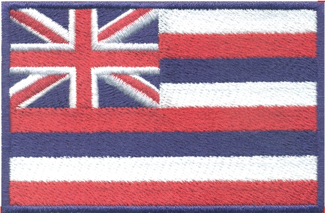 USA Hawaii State Flag Patch