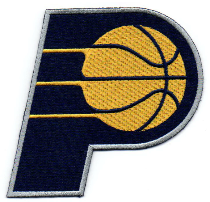 Indiana Pacers Alternate Logo Patch (Iron-On Patch)