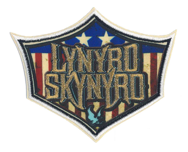 Lynyrd Skynyrd Shield 4"x 3.4" Patch