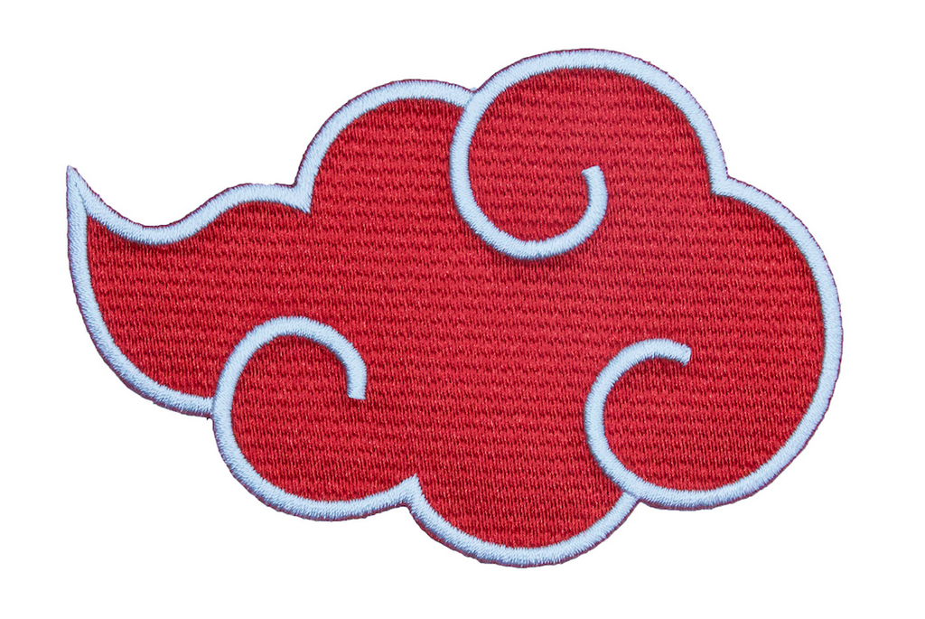 Naruto Akatsuki Shinobi Assassin Dawn Red Cloud Embroidered Iron On Patch Anime  – Patch Collection