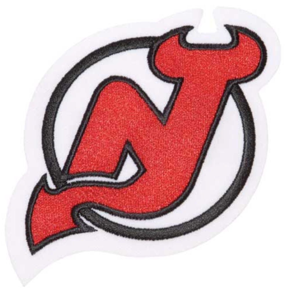 New Jersey Devils Primary Logo 3.75" x 5.5" Patch
