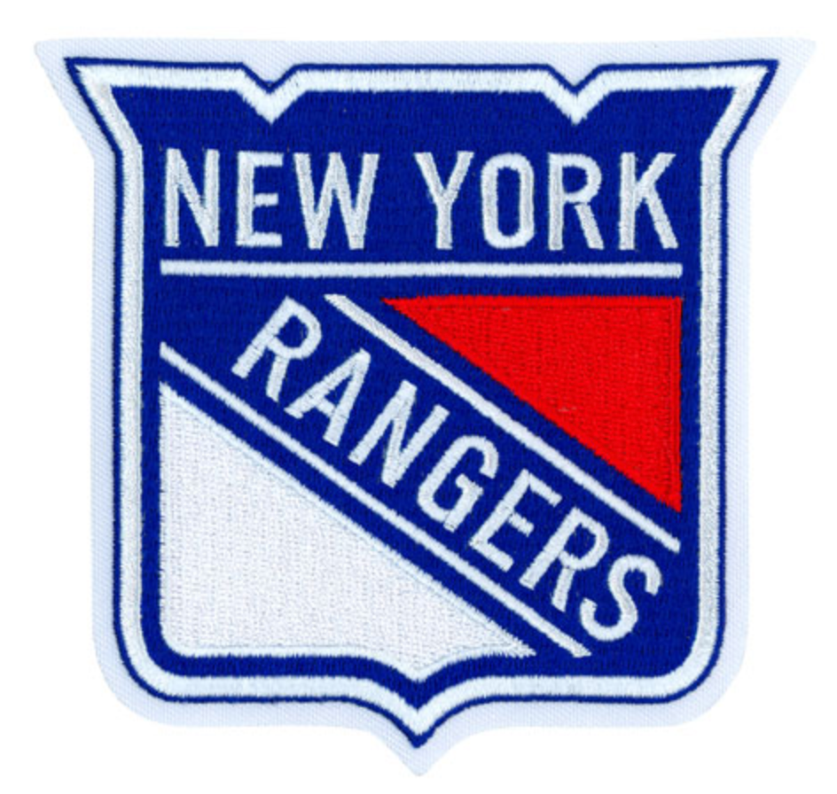 New York Rangers Primary Logo 4.25" x 4" Patch