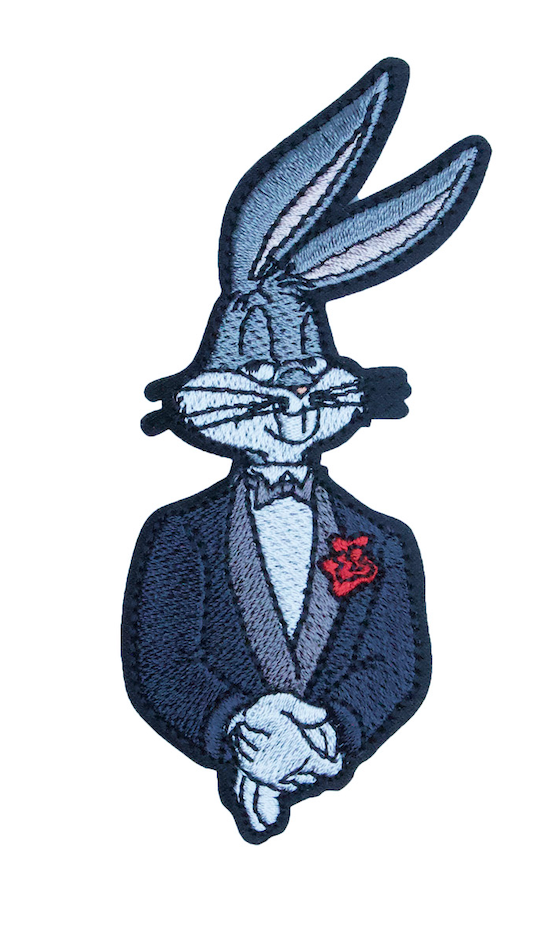 Official Looney Tunes Patch Bugs in Tux Embroidered Patch