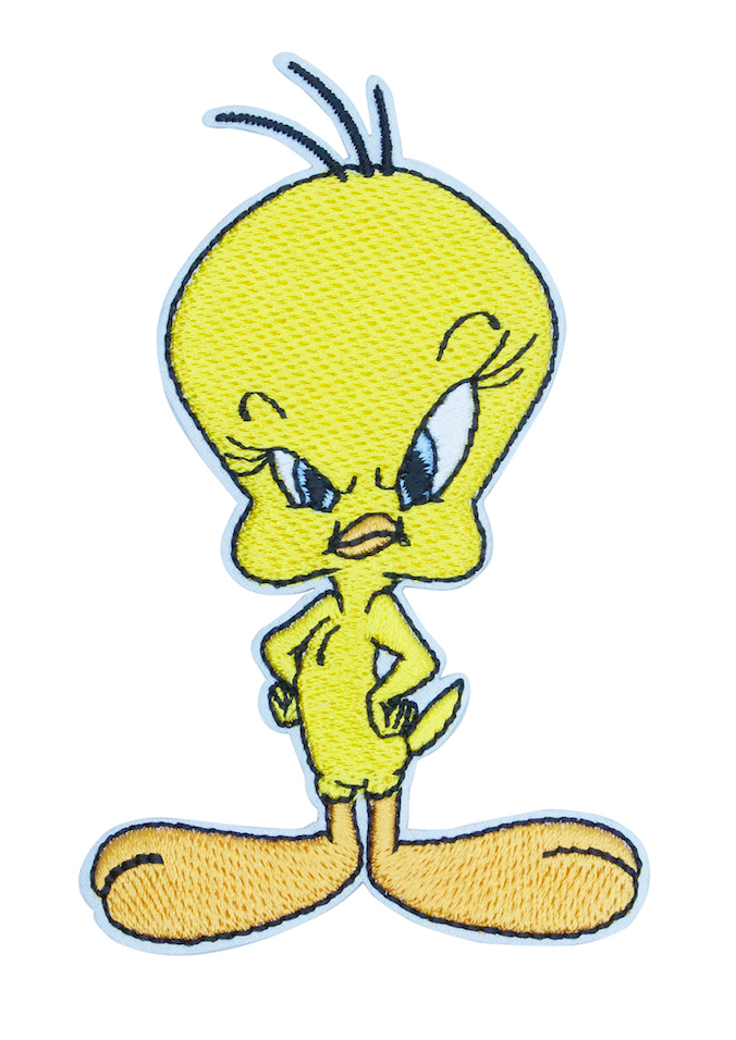 Official Looney Tunes Patch Sassy Tweety Embroidered Patch