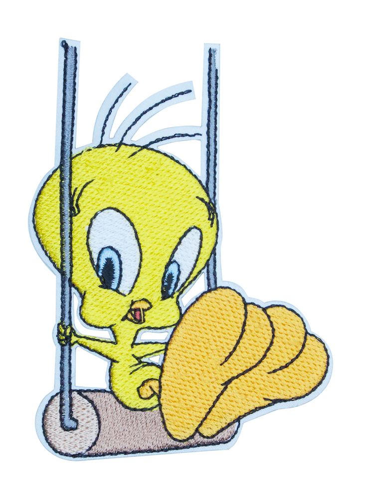 Official Tweety Bird Swinging Embroidered Patch