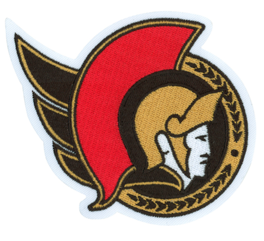 Ottawa Senators Primary Logo Iron On 3.5" x 4.5" Patch