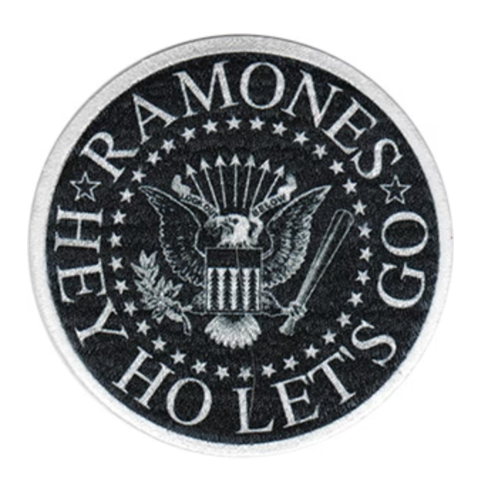 Ramones Hey Ho Seal 3" Round Patch