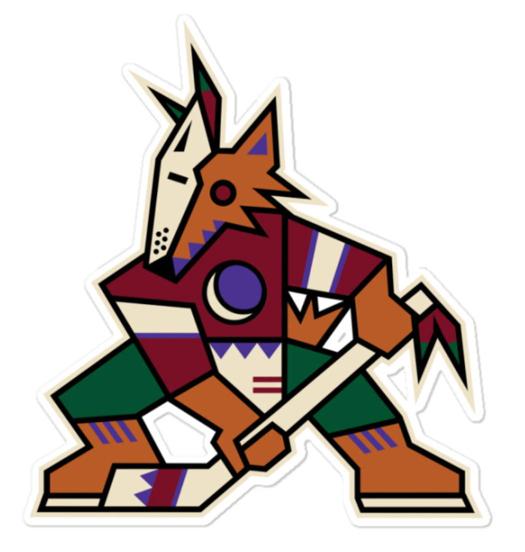 Arizona Coyotes Logo Iron On iron-on patch, HEDiGEAR