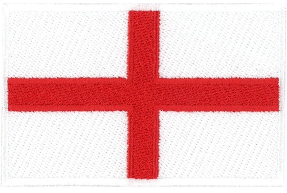 England Country Flag Patch