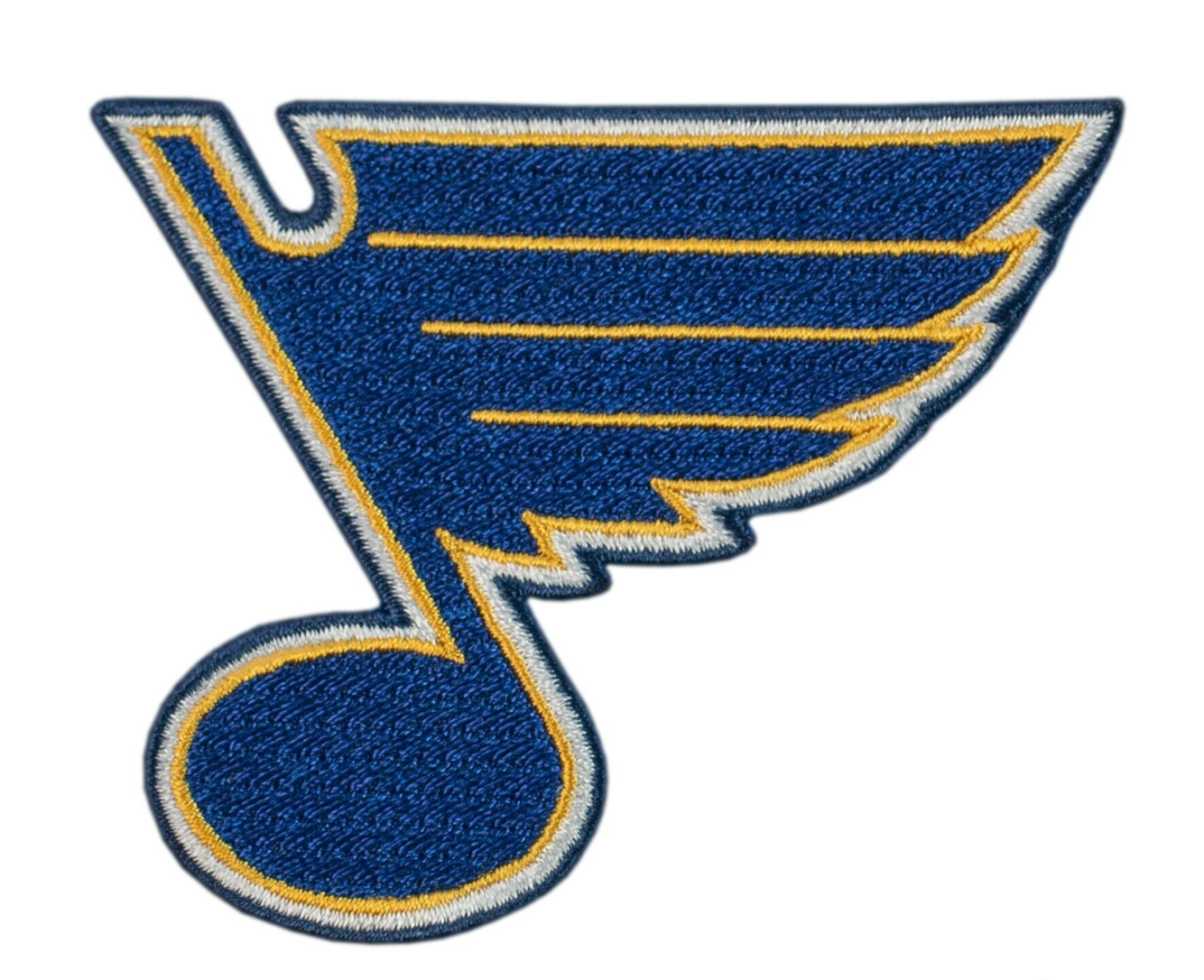 St. Louis Blues Primary Logo Iron On 4.5" x 3.5" Patch