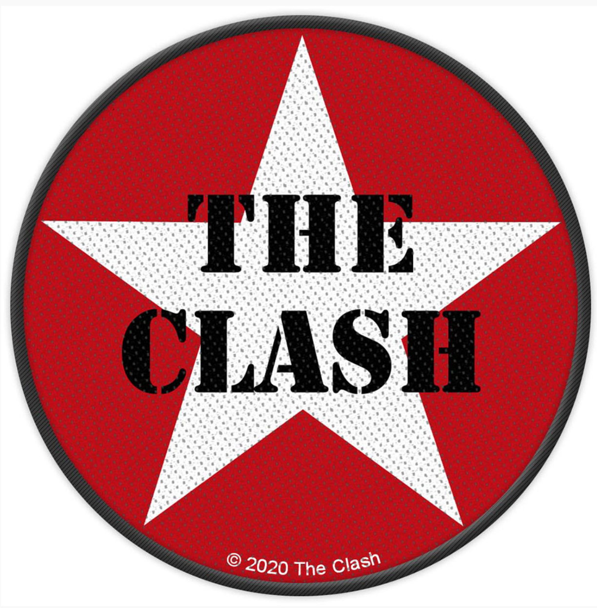 The Clash Star Logo 3.5" Round Patch