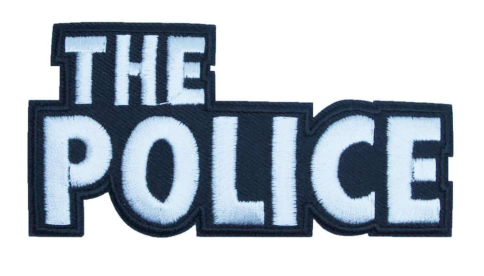 The Police Logo 4"W x 2"H Patch