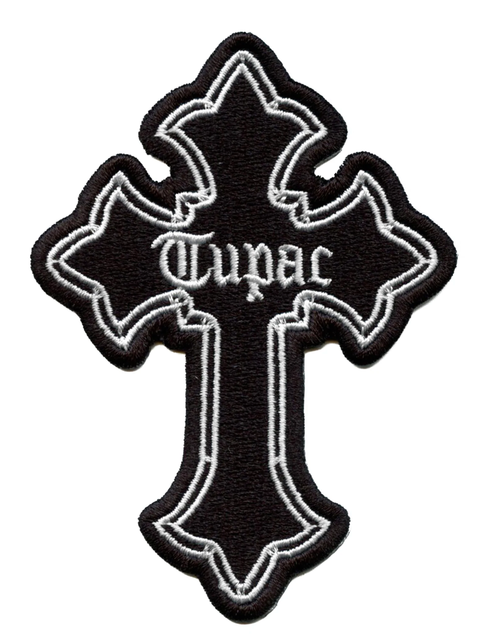 HEDi | Patches | Tupac Shakur Cross Tattoo Logo 2.75
