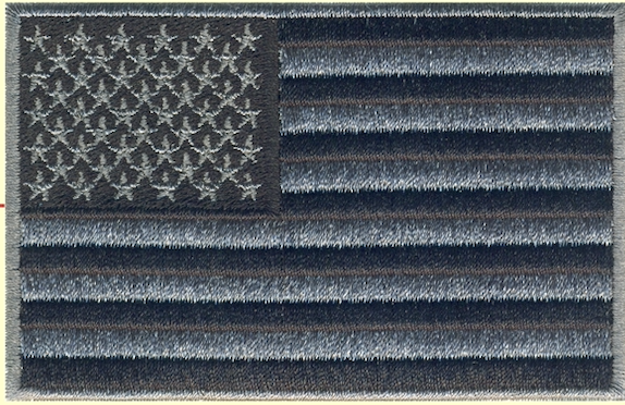 USA Black & Gray Patch (3.5 x 2)