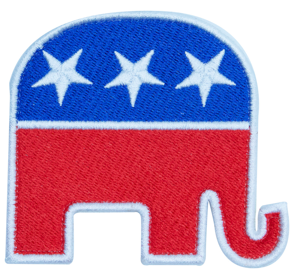 US Republican Elephant Patch