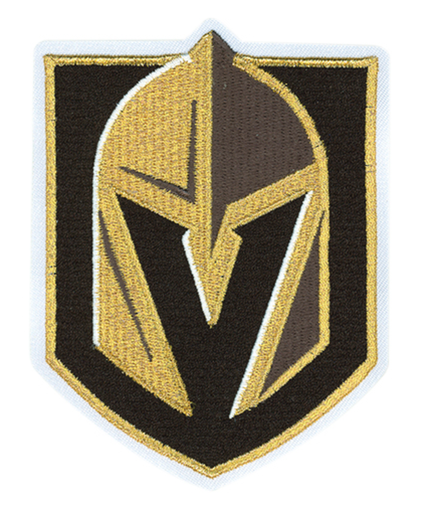Vegas Golden Knights Primary Logo Iron On 3.5" x 4.75" Patch